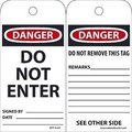 Nmc TAGS, DO NOT ENTER, 6X3 UNRIP RPT161